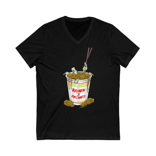 Ramen 2 Riches  V-Neck Tee